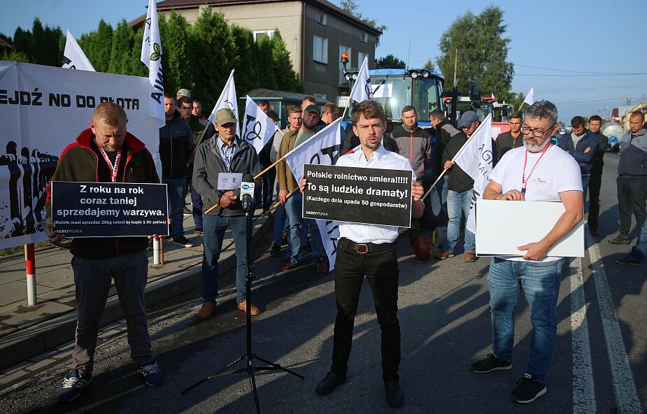 Rolnicy strajkują na polskich drogach