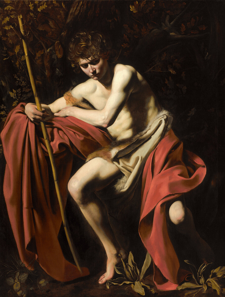 Św. Jan Chrzciciel - Caravaggio, Public domain, via Wikimedia Commons