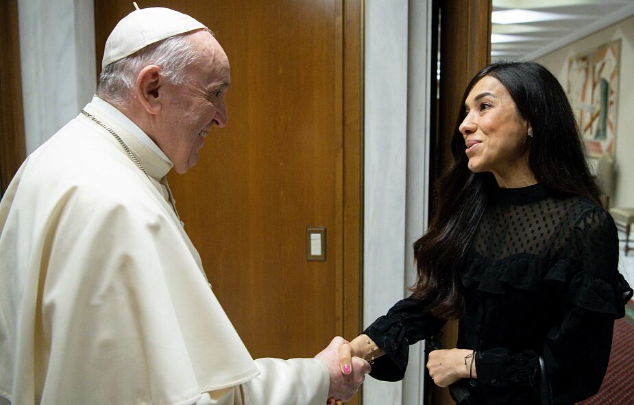 Papież spotkał się z Nadią Murad
