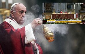 Nad głową papieża pojawiła się aureola. Nagranie z Mszy stało się hitem