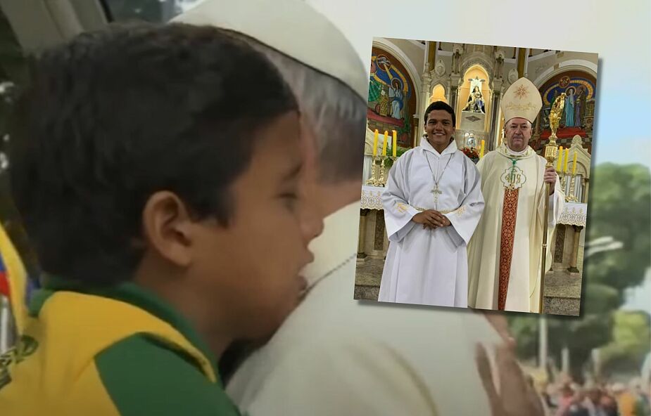 Będąc chłopcem przytulił papieża. Teraz przygotowuje się do życia zakonnego
