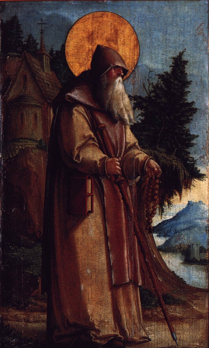 Św. Paweł Pustelnik - Master of Messkirch, Public domain, via Wikimedia Commons