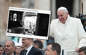 Papież przyjechał do sklepu muzycznego w Rzymie. Odwiedził dawnych przyjaciół