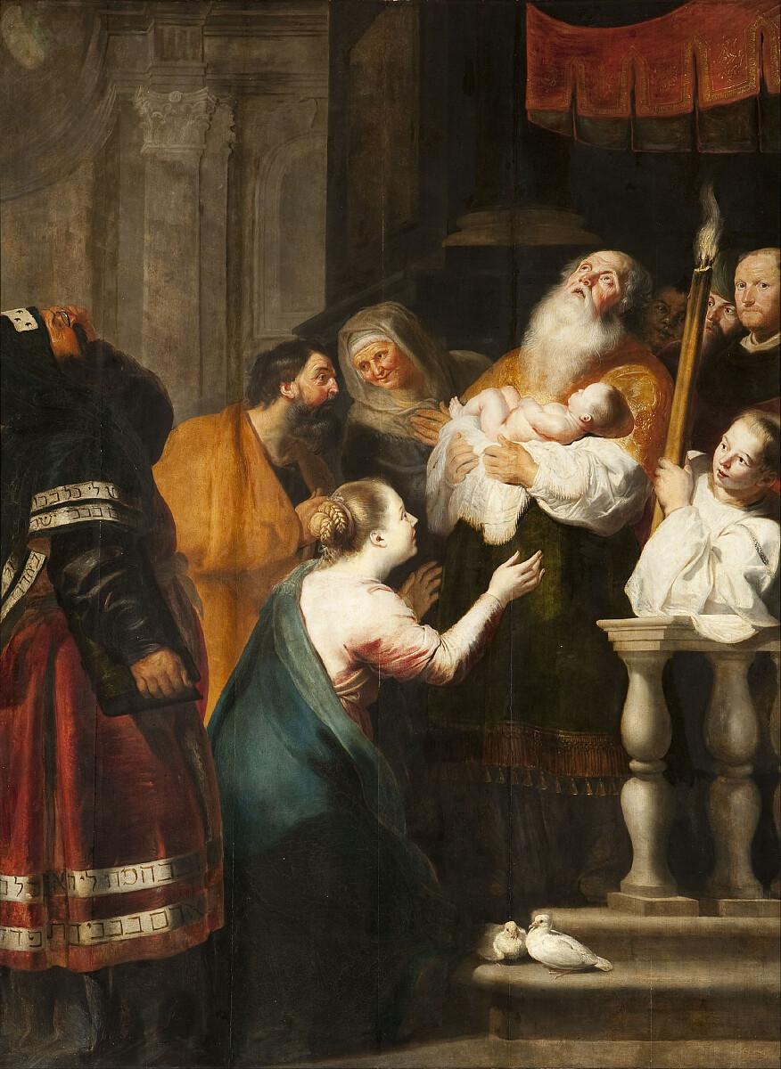 Ofiarowanie w świątyni - Cornelis de Vos, Public domain, via Wikimedia Commons