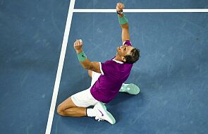 Hiszpan Rafael Nadal triumfuje w Australian Open