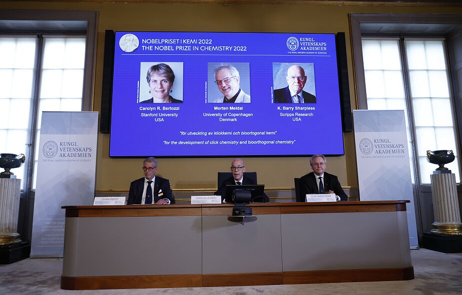 Naukowcy z USA i Danii laureatami Nagrody Nobla 2022 z chemii