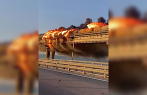 Armia ukraińska potwierdziła pożar na rosyjskim moście na Krym