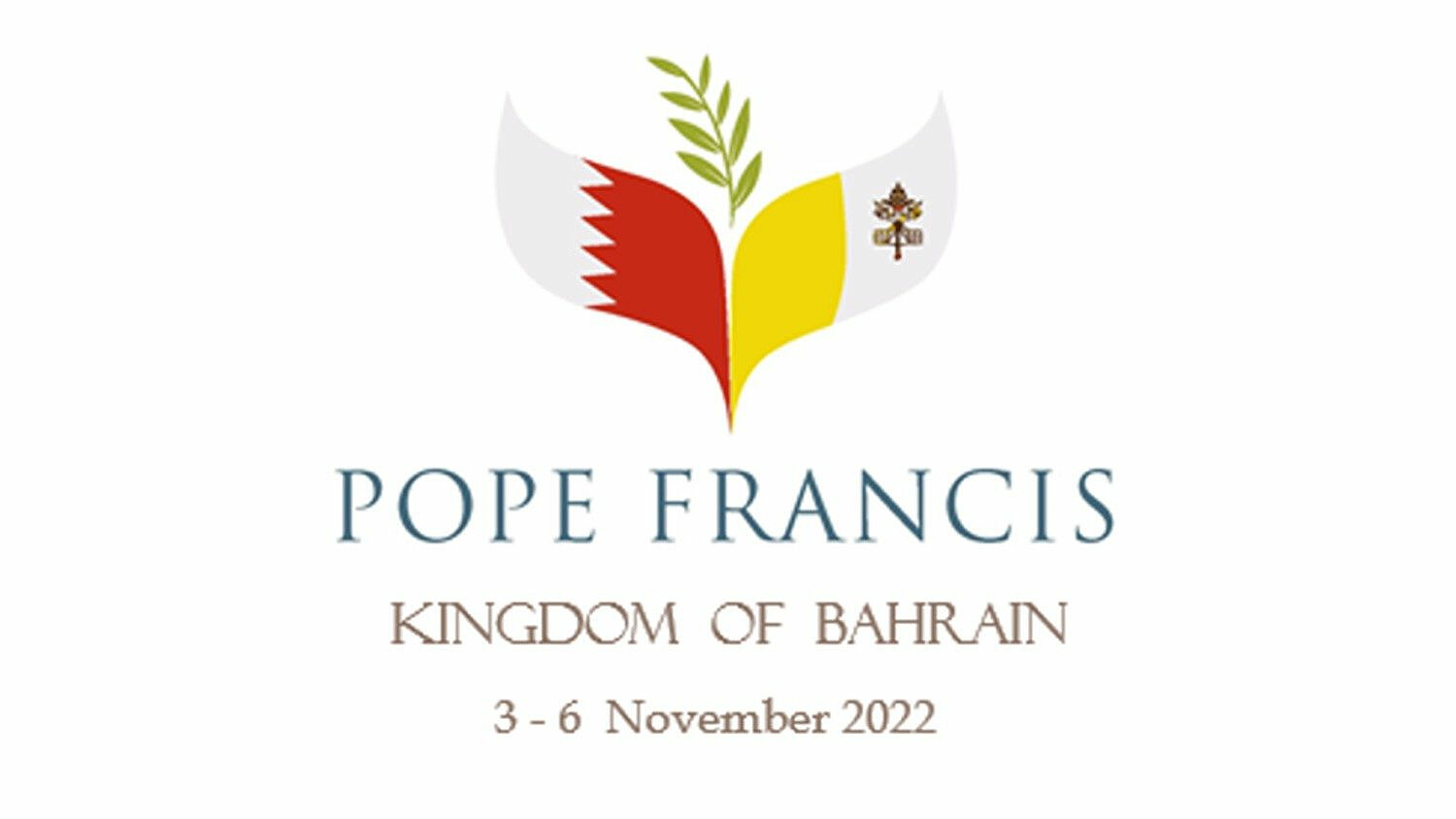 Oficjalne logo papieskiej pielgrzymki do Bahrajnu - vaticannews.va