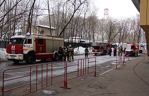 Rosja: Sześć ofiar śmiertelnych pożaru w centrum Moskwy