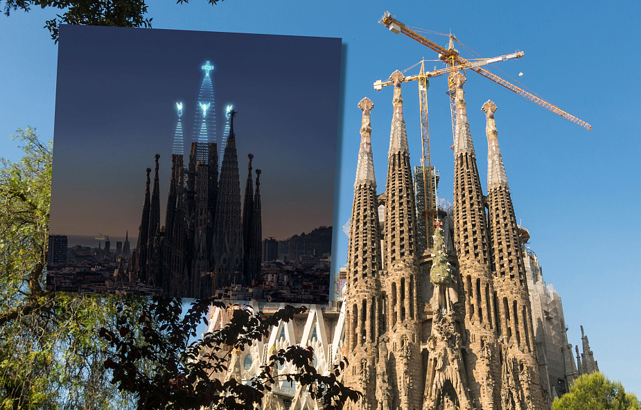 Powstała wizualizacja ukończonej bazyliki Sagrada Familia. Stworzono ją z… dronów