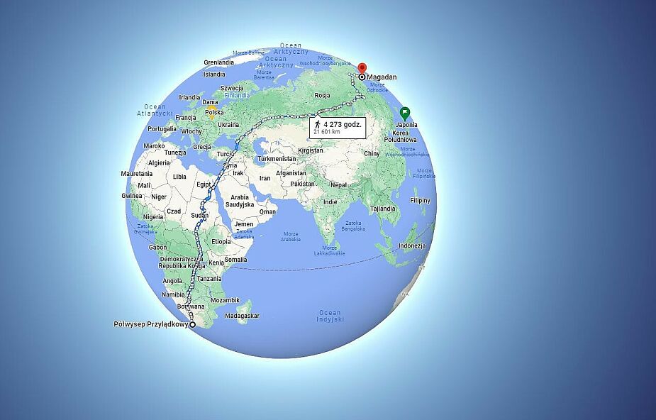 Oto najdłuższa piesza trasa na świecie. Jej przejście zajmie dwa lata
