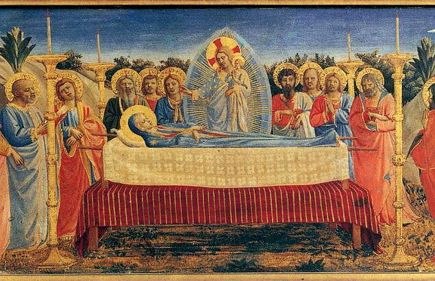 Zaśnięcie Maryi - Fra Angelico, Public domain, via Wikimedia Commons