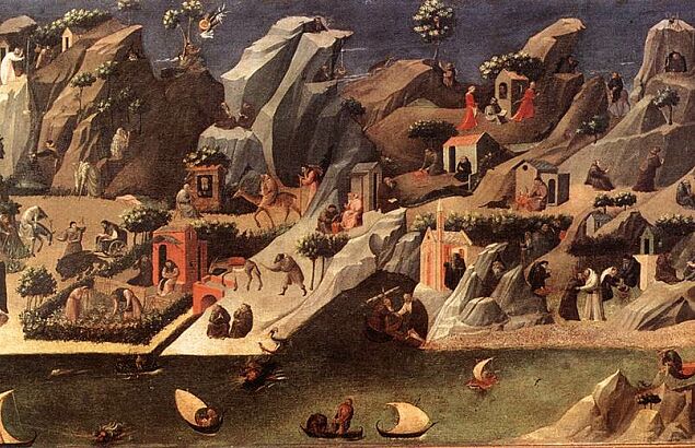 Żywoty Ojców Kościoła - Fra Angelico, Public domain, via Wikimedia Commons