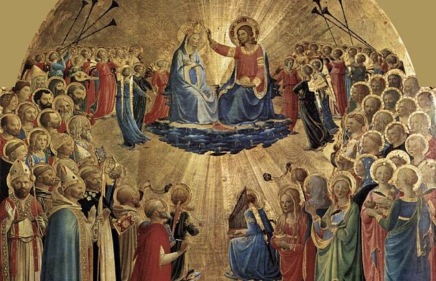 Ukoronowanie NMP - Fra Angelico, Public domain, via Wikimedia Commons