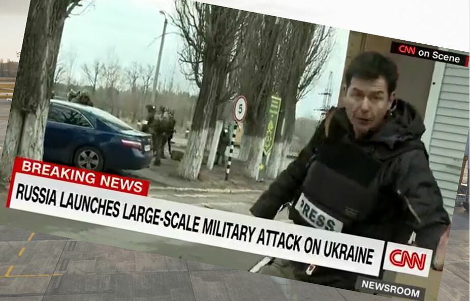 CNN. Rosyjscy spadochroniarze są pod Kijowem. Zajęli lotnisko w Hostomelu