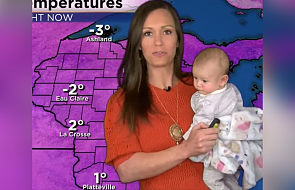 Prezenterka pogody wystąpiła podczas nagrania ze swoją córką