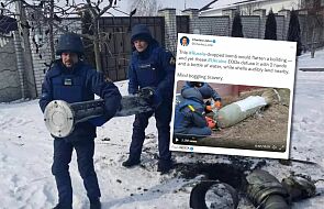 Ukraińcy rozbrajają rosyjską bombę gołymi rękami polewając pocisk wodą