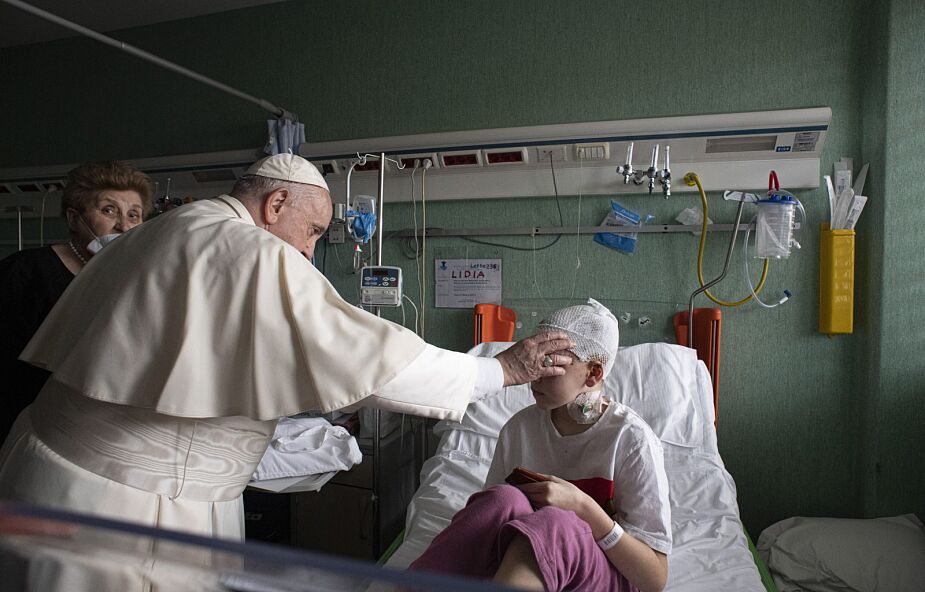 Papież po spotkaniu z ukraińskimi dziećmi podziękował za opiekę nad nimi