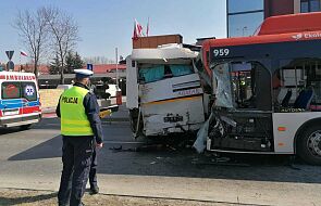Rzeszów. W zderzeniu autobusów rannych zostało ponad 23 osób