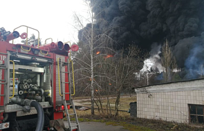 Pożar w bazie paliwowej w Czernihowie. Ostrzelali ją Rosjanie