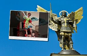 Figura Michała Archanioła, patrona Kijowa, zaczęła krwawić przed rosyjskim atakiem na Ukrainę