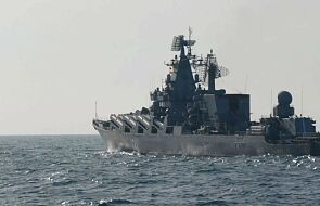 Rosyjskie ministerstwo obrony: krążownik Moskwa zatonął