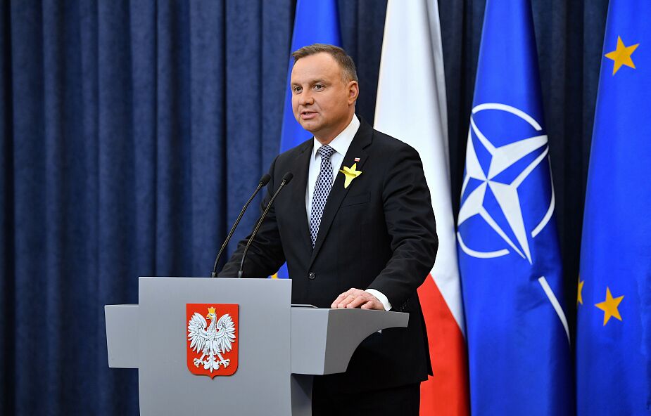Duda rozmawiał z liderami państw NATO. „Przekazałem, jak wygląda w tej chwili sytuacja na Ukrainie”