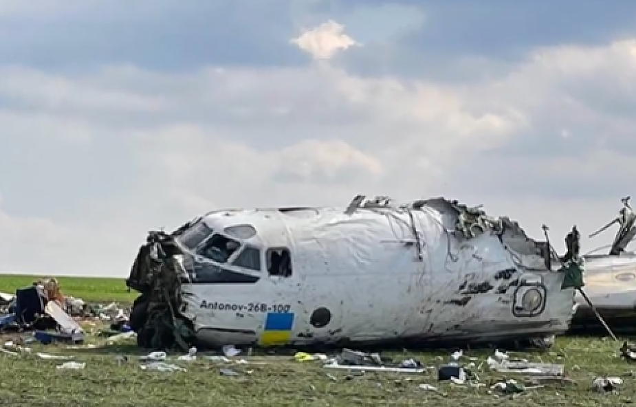 Katastrofa ukraińskiego samolotu wojskowego. Władze poinformowały o ofiarach