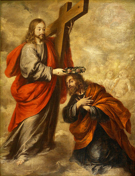 Chwała św. Józefa - Koronacja - Juan de Valdés Leal, Public domain, via Wikimedia Commons