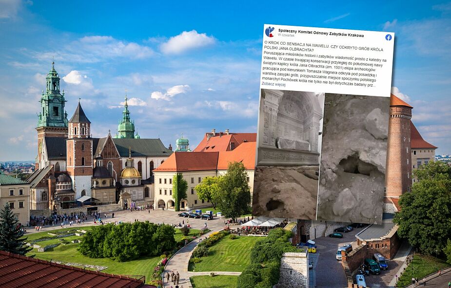 Niezwykłe znalezisko na Wawelu. Przypadkowo odkryto grób polskiego króla?
