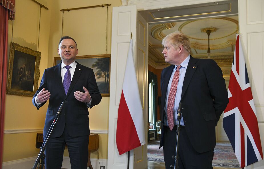 Spotkanie Dudy z Johnsonem. Prezydent Polski w Londynie