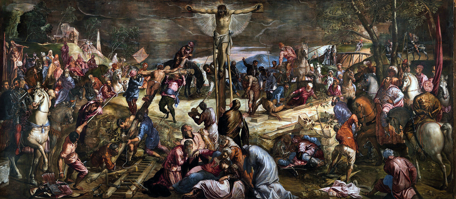 Ukrzyżowanie Jezusa - Tintoretto, Public domain, via Wikimedia Commons
