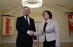 Prezydent spotkał się z premier Mołdawii