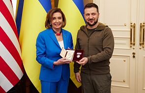 Wołodymyr Zełenski spotkał się w Kijowie z Nancy Pelosi