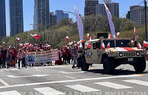 Polska parada w Chicago. Polonia świętuje uchwalanie Konstytucji 3 Maja