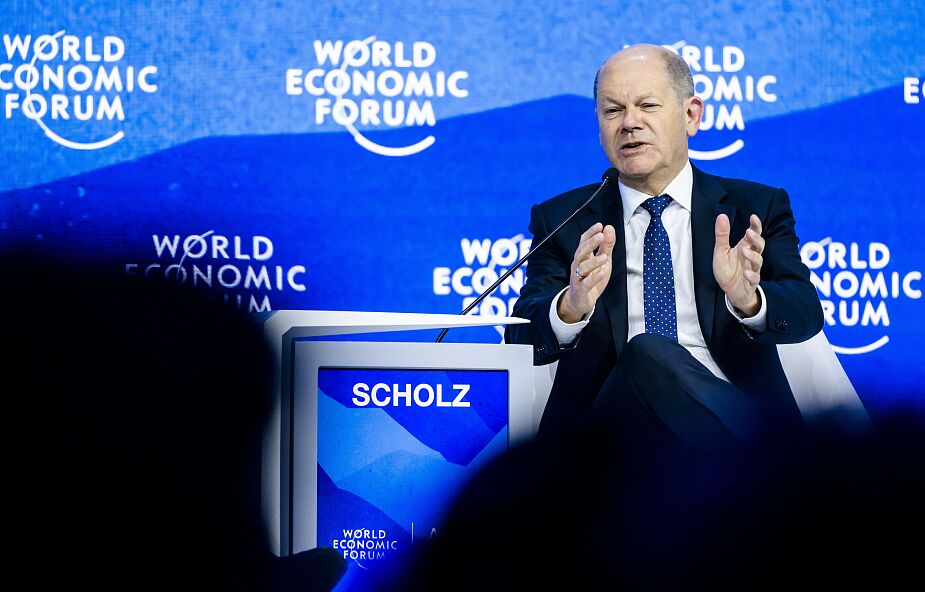 Kanclerz Niemiec w Davos: Putinowi nie udało się osiągnąć wszystkich celów strategicznych na Ukrainie