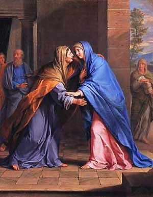 Nawiedzenie św. Elżbiety - Philippe de Champaigne, Public domain, via Wikimedia Commons