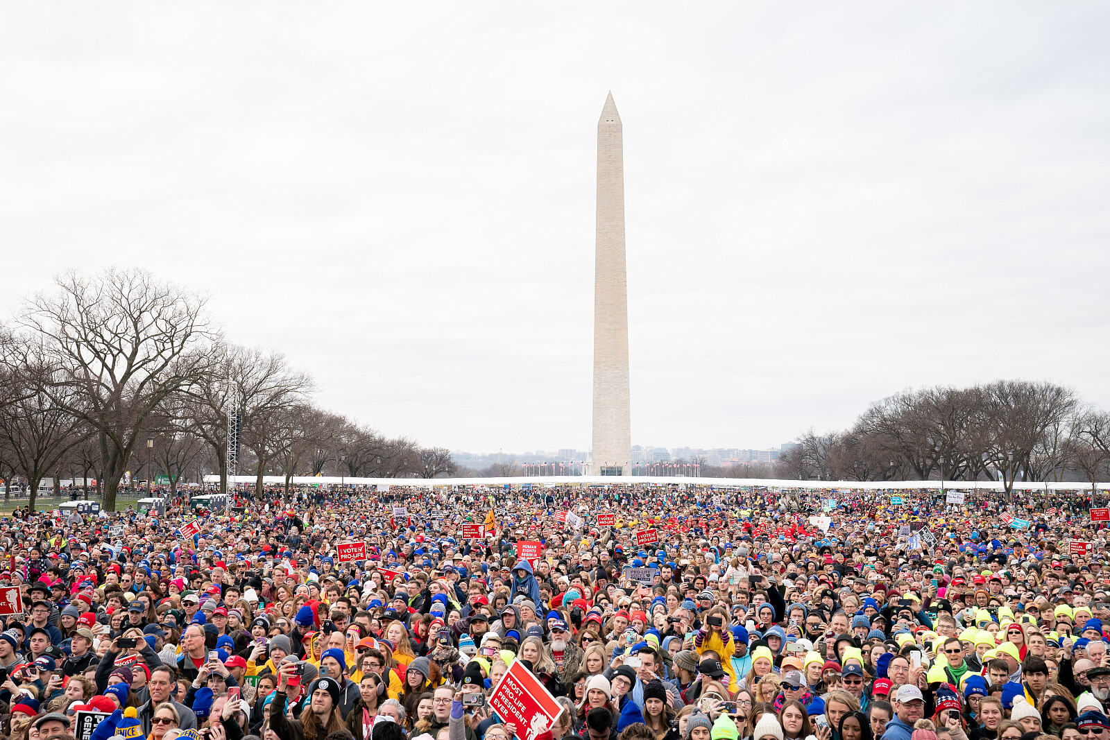 Marsz za życiem w Waszyngtonie, USA (2020) - The White House from Washington, DC, Public domain, via Wikimedia Commons