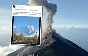 Silny wybuch wulkanu w Rosji. Chmura popiołów wzbiła się na 15 kilometrów