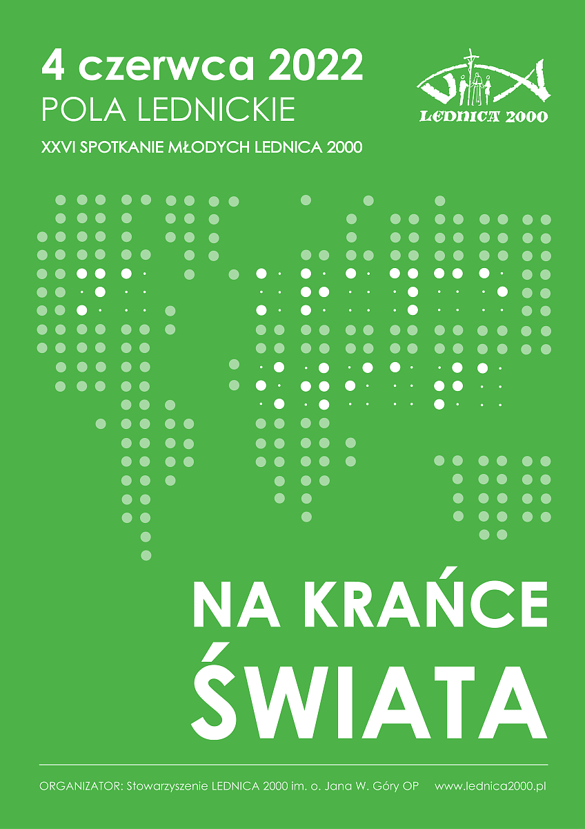 Plakat XXVI Spotkania Młodych Lednica2000 Fot. lednica2000.pl