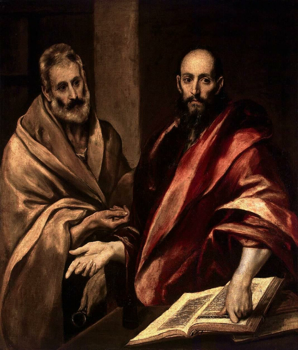 Apostołowie Piotr i Paweł - El Greco, Public domain, via Wikimedia Commons