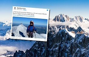 12-letni alpinista zdobył Mont Blanc wchodząc po najtrudniejszym szlaku