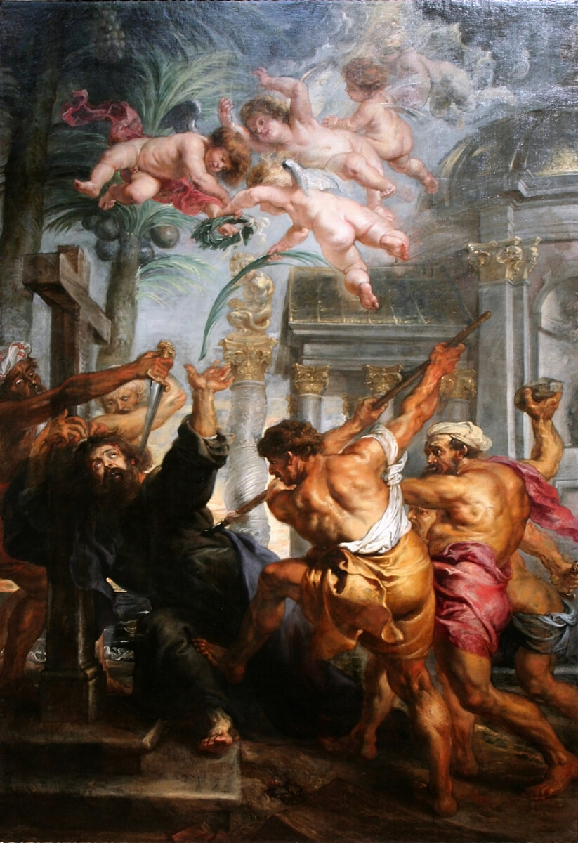 Męczeństwo św. Tomasza - Peter Paul Rubens, Public domain, via Wikimedia Commons