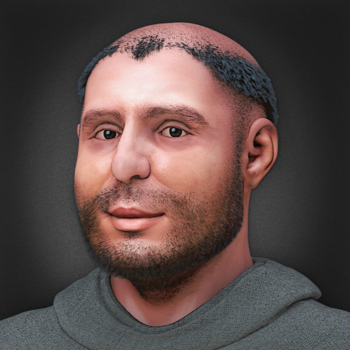 Rekonstrukcja twarzy św. Antoniego - Cicero Moraes, CC BY 3.0 www.creativecommons.org, via Wikimedia Commons