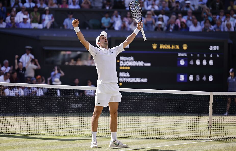 Serbski tenisista Novak Djokovic wygrał Wimbledon po raz siódmy