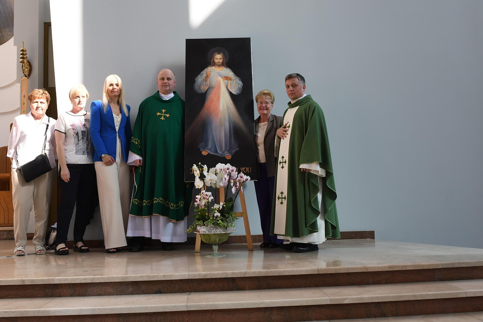 Poświęcenie obrazu Jezusa Miłosiernego w Krakowie-Łagiewnikach (Fot. Małgorzata Kaleta)