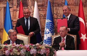Prezydent Turcji: umowa o eksporcie zboża z Ukrainy to punkt zwrotny dla całego świata