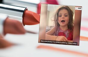 Ten film podbija internet! Dziewczynka pokazuje, jak powinno się robić idealny makijaż