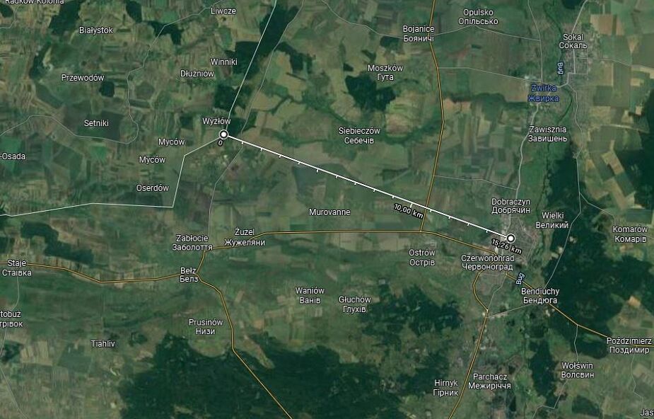 Ukraina: rosyjski atak rakietowy bardzo blisko granicy z Polską