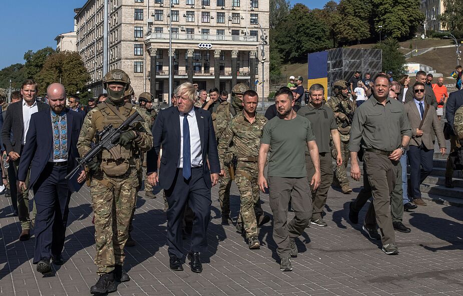 Premier Johnson w Kijowie: Ukraina może wygrać i wygra wojnę